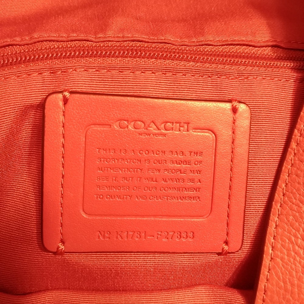 Coach Dalton 31 Leather Large Shoulder Satchel Bag Dust Pink - Picture 7 of 14